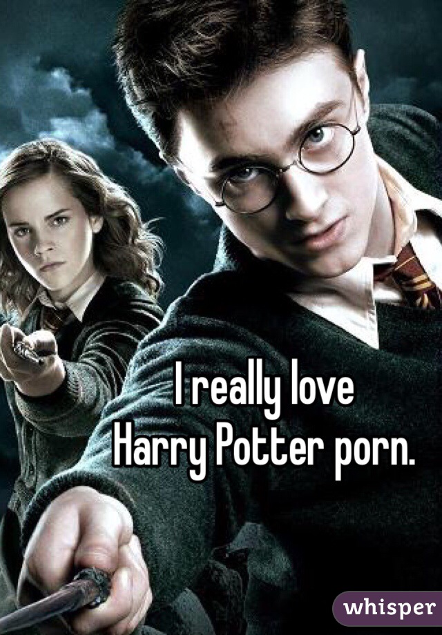 I really love 
Harry Potter porn. 