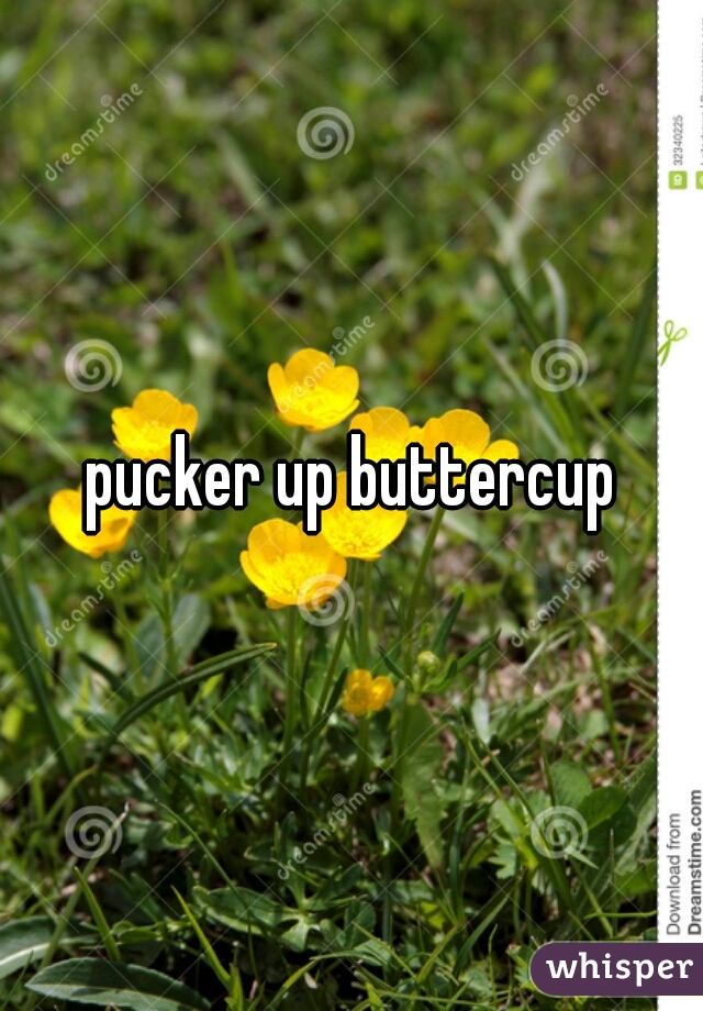 pucker up buttercup