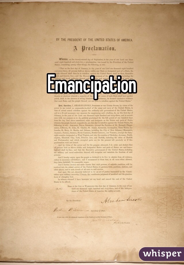 Emancipation
