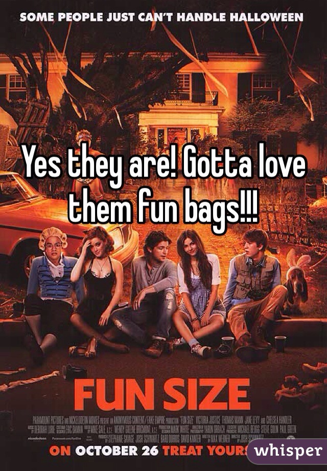 Yes they are! Gotta love them fun bags!!! 
