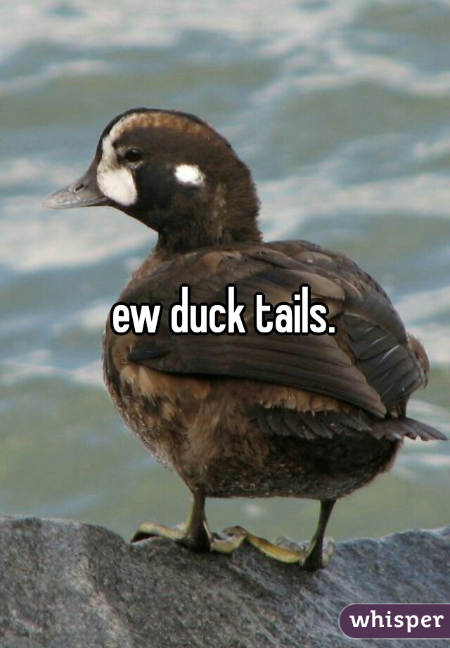 ew duck tails.