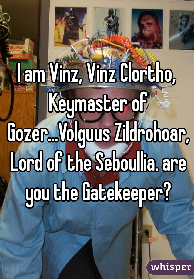 vinz clortho keymaster of gozer