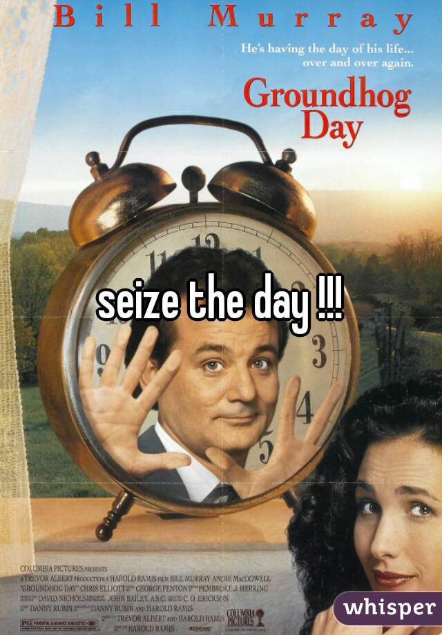 seize the day !!!
