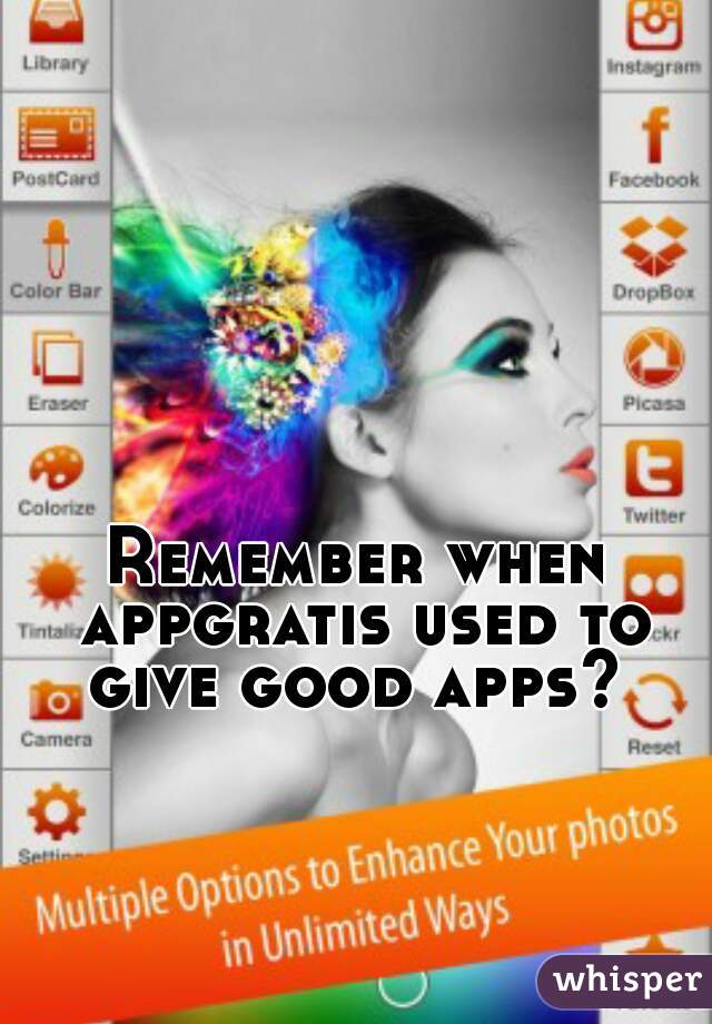 Remember when appgratis used to give good apps? 