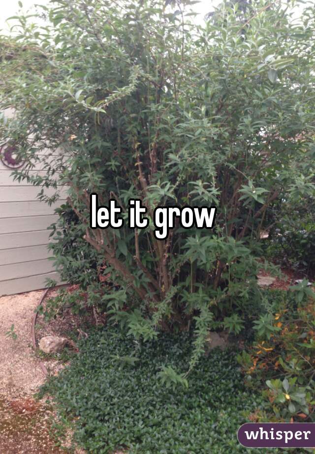 let it grow 