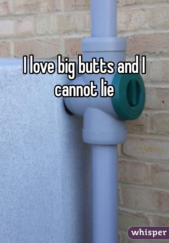 I love big butts and I cannot lie