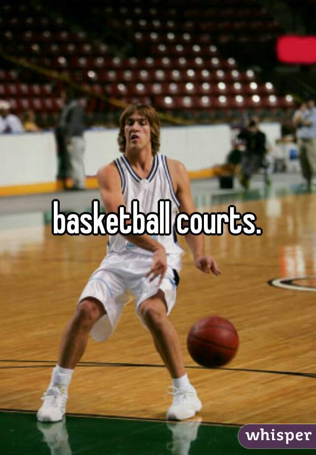 basketball courts.