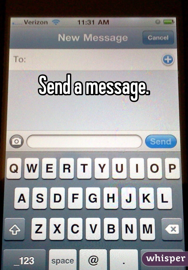 Send a message. 