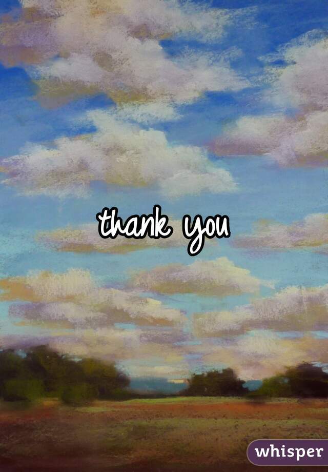thank you