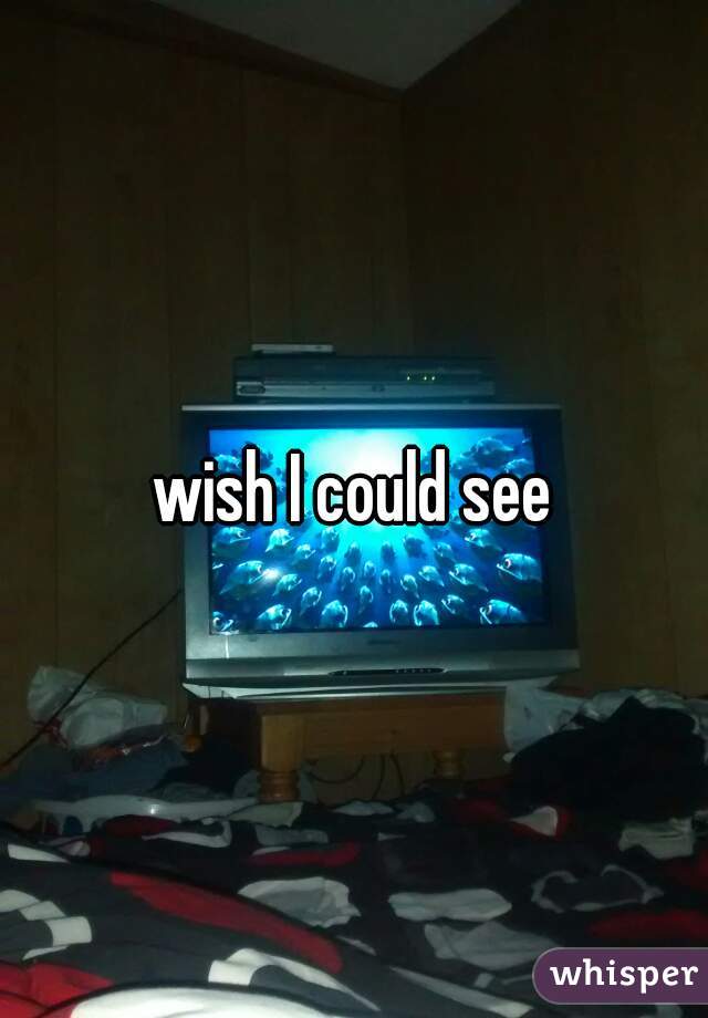  wish I could see 