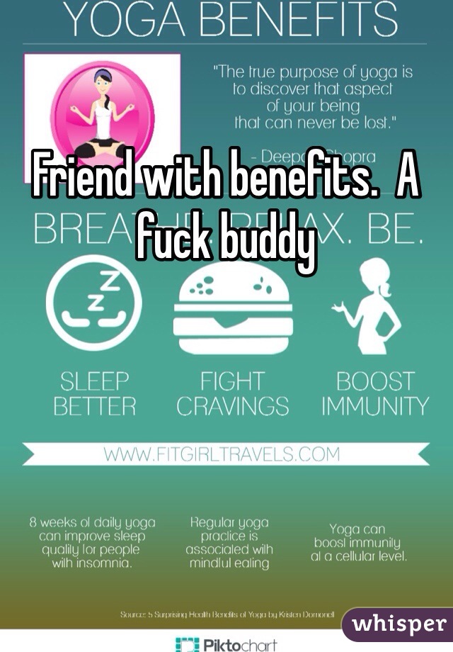 Friend with benefits.  A fuck buddy 