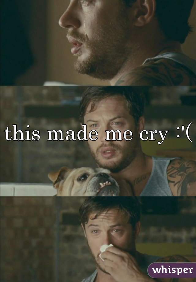 this made me cry :'(