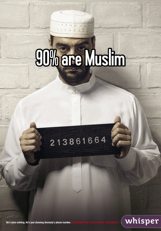 90% are Muslim 