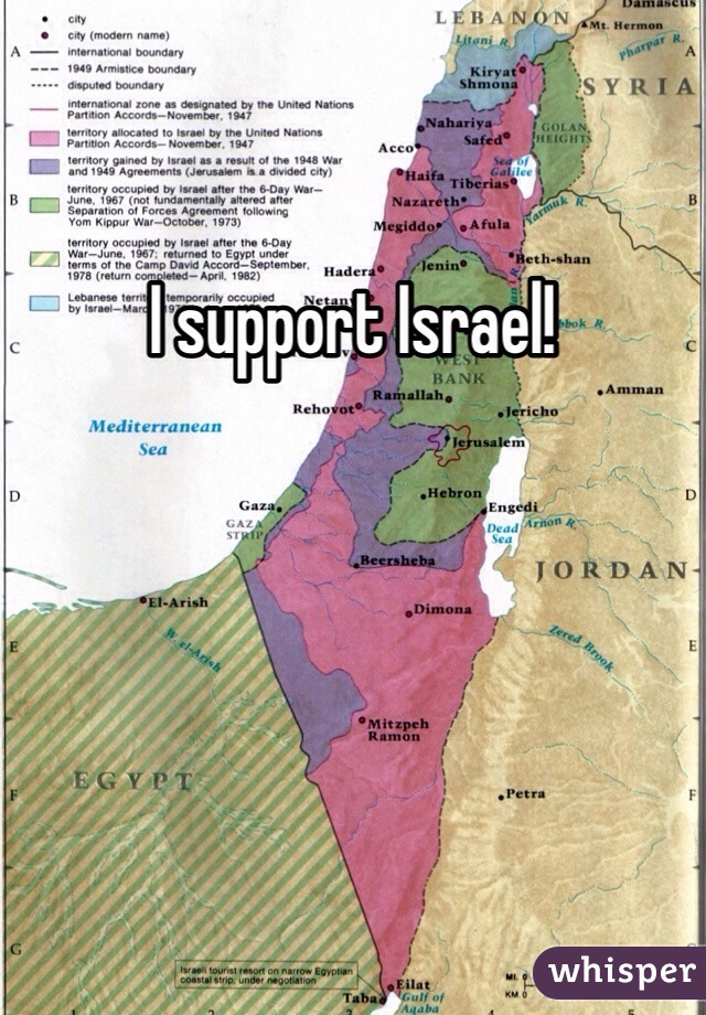 I support Israel!