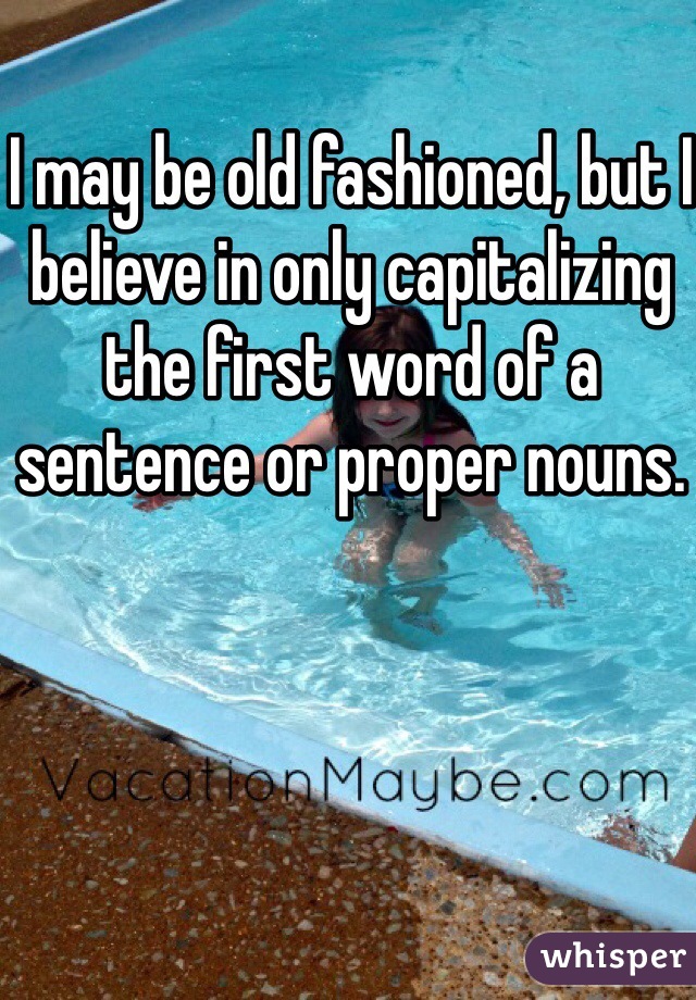 I may be old fashioned, but I believe in only capitalizing the first word of a sentence or proper nouns.