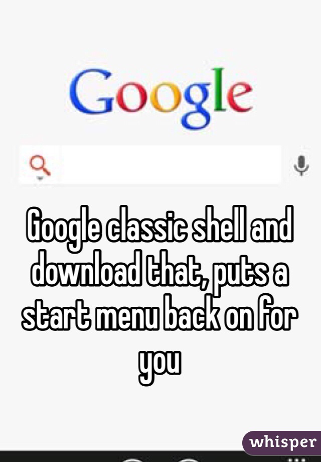 Google classic shell and download that, puts a start menu back on for you