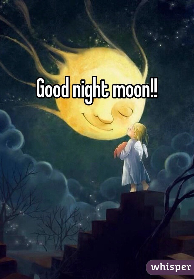 Good night moon!!