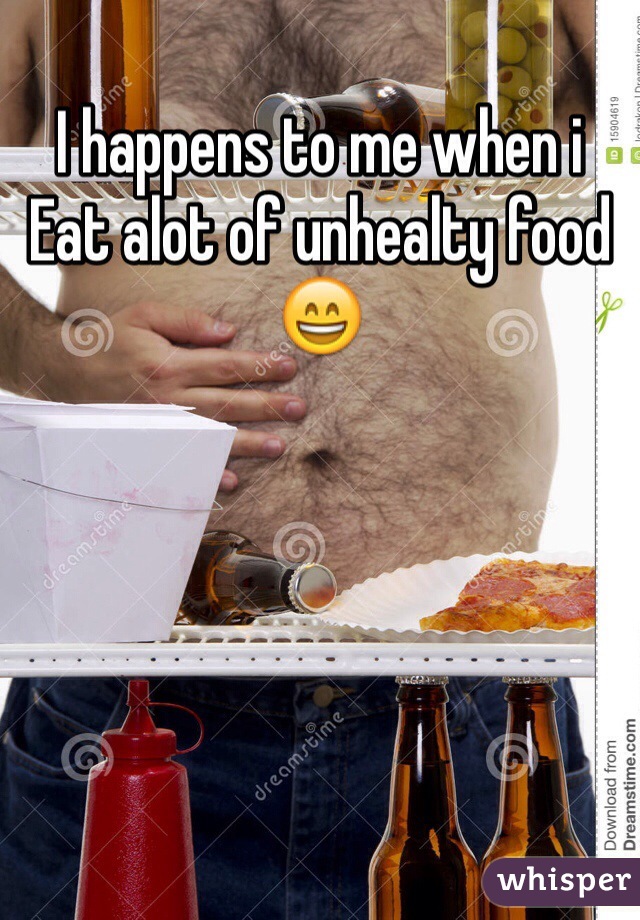 I happens to me when i Eat alot of unhealty food😄