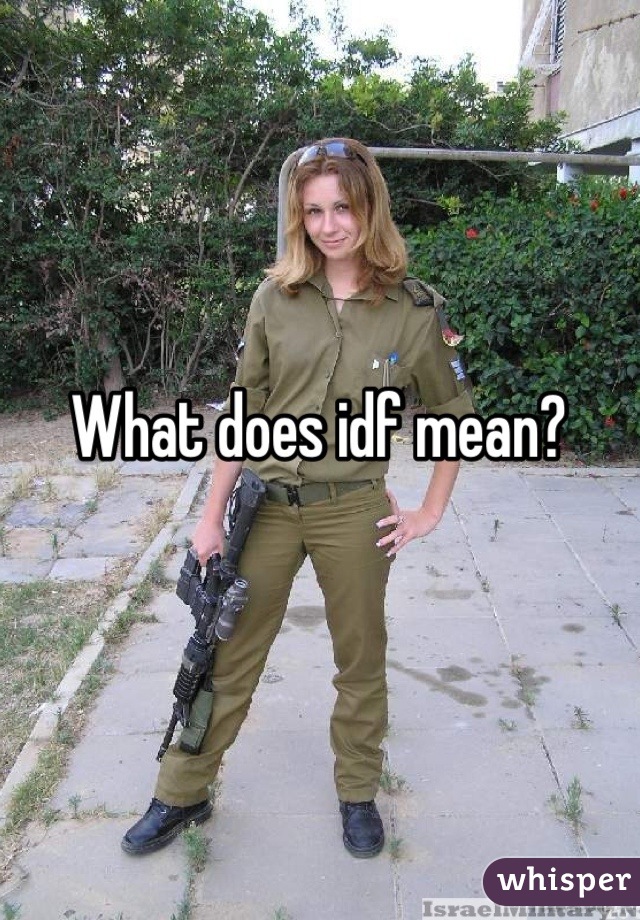 What does idf mean?