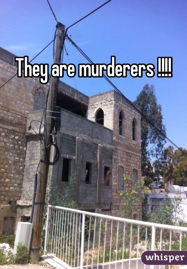 They are murderers !!!! 