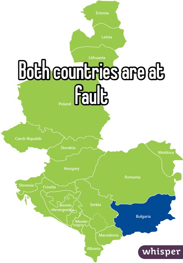 Both countries are at fault 