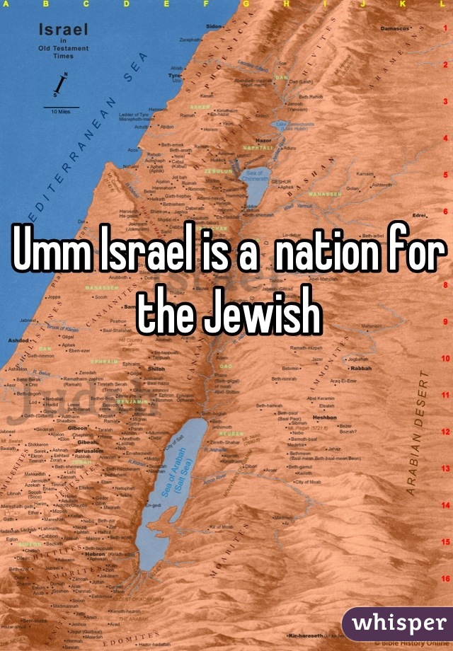 Umm Israel is a  nation for the Jewish