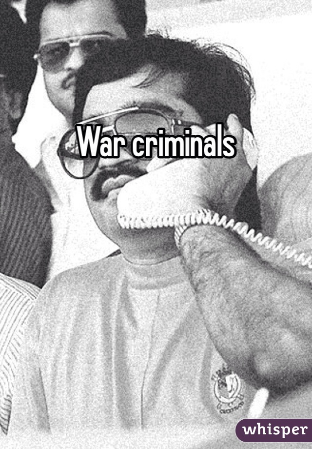 War criminals 