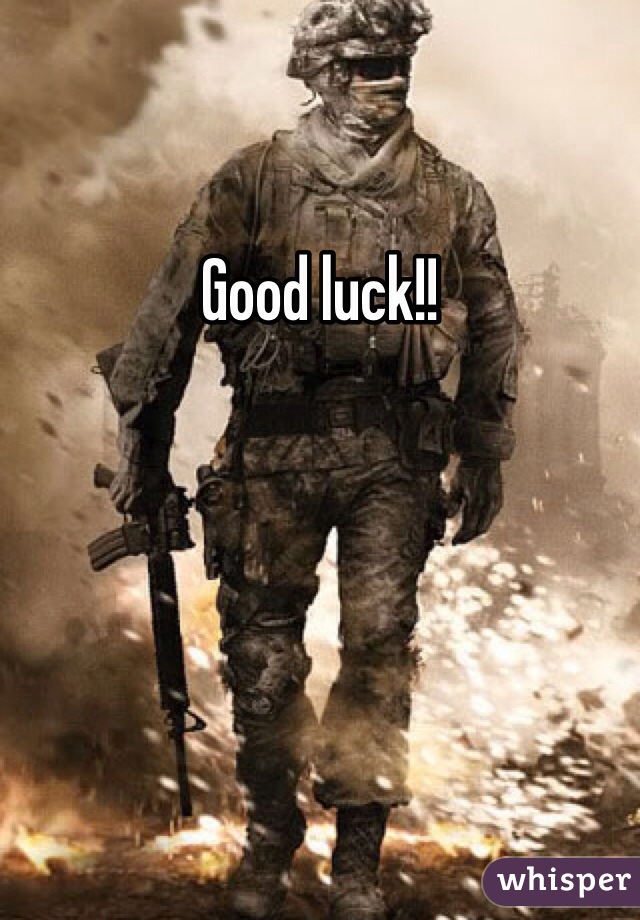 Good luck!!