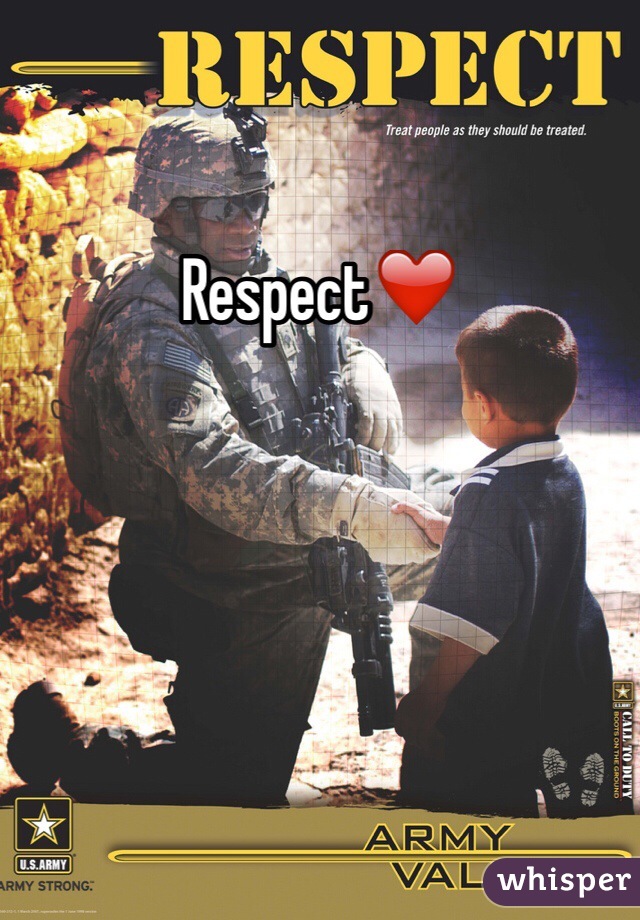 Respect❤️