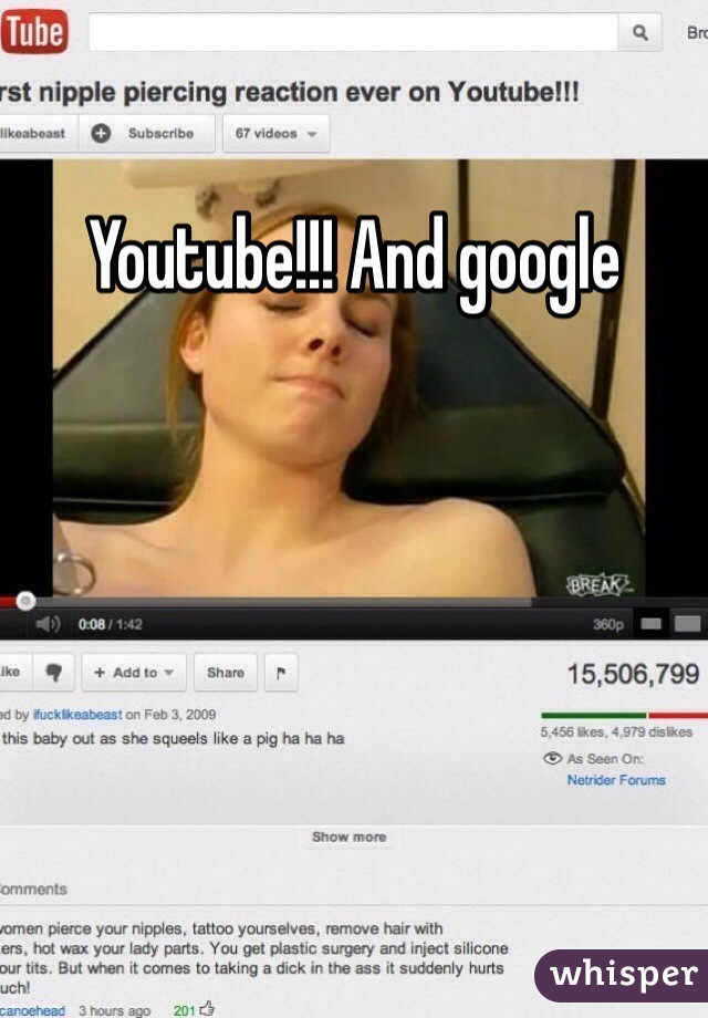 Youtube!!! And google 