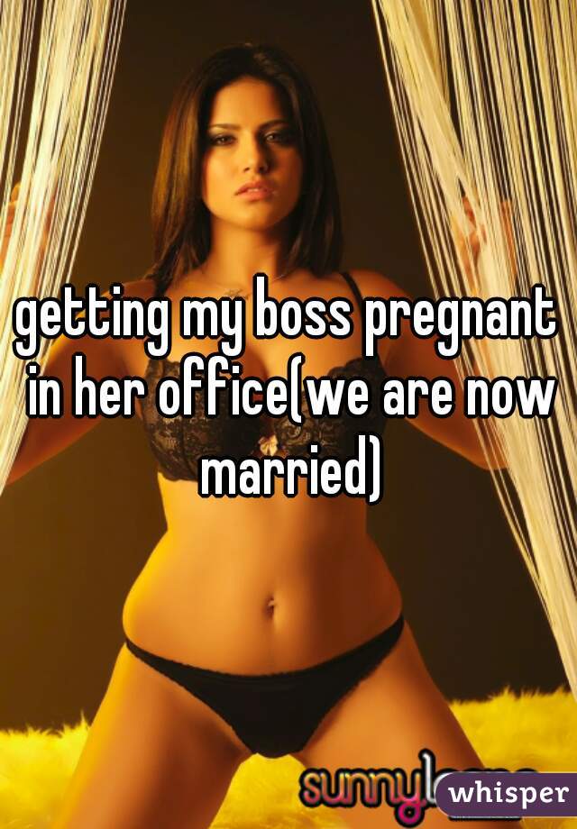 getting my boss pregnant in her office(we are now married)