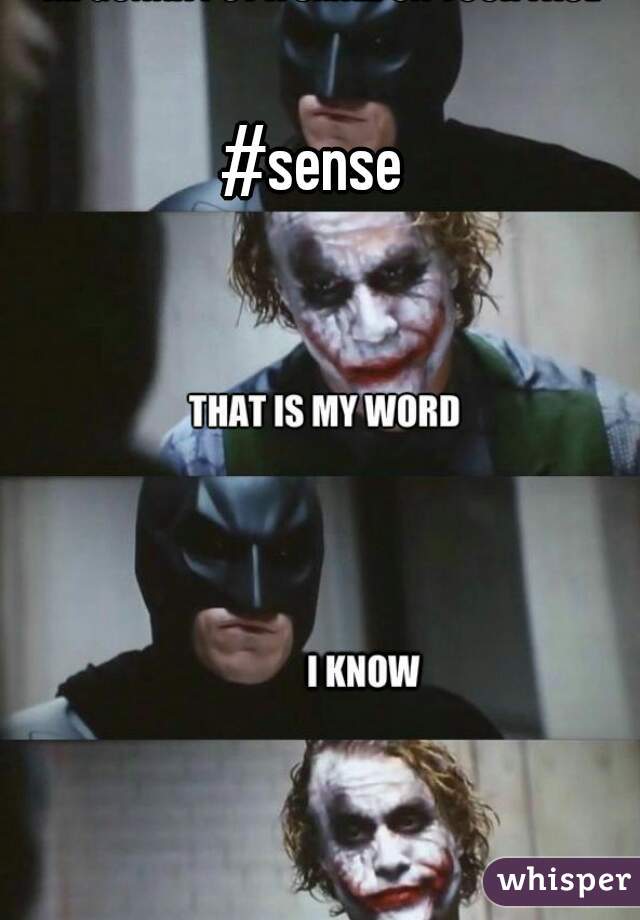 #sense