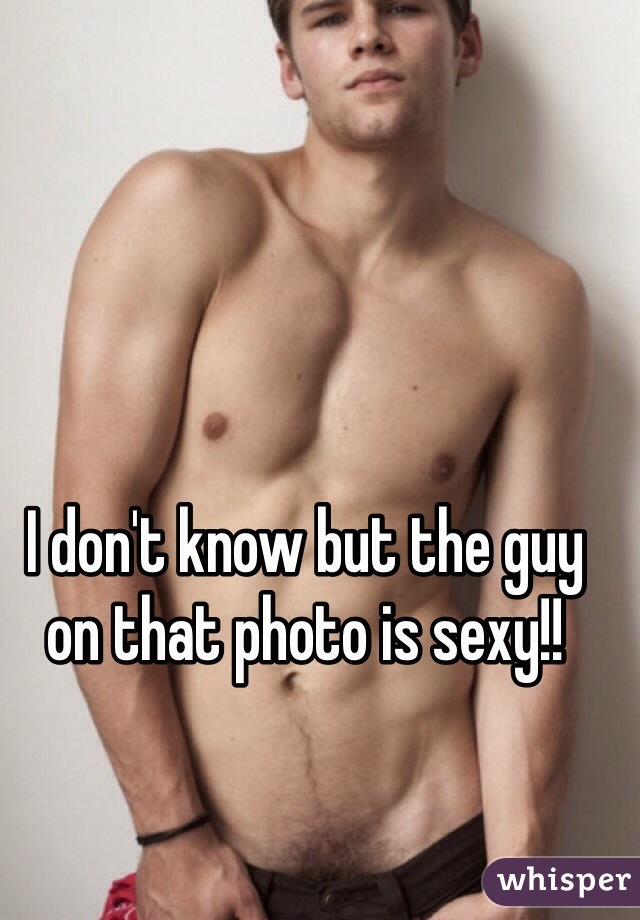 I don't know but the guy on that photo is sexy!!