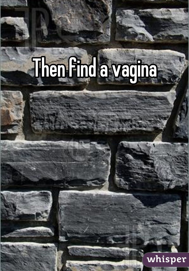 Then find a vagina