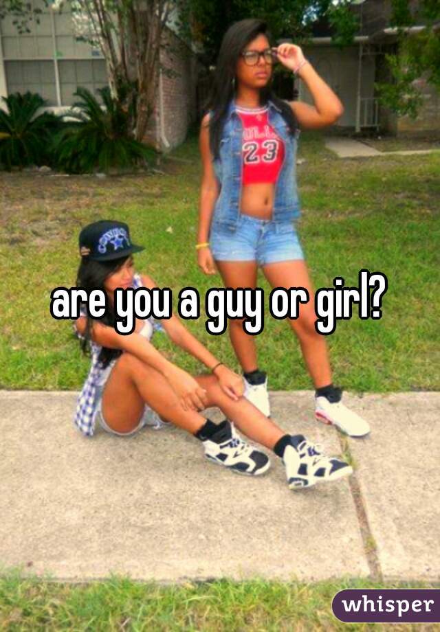 are you a guy or girl?
