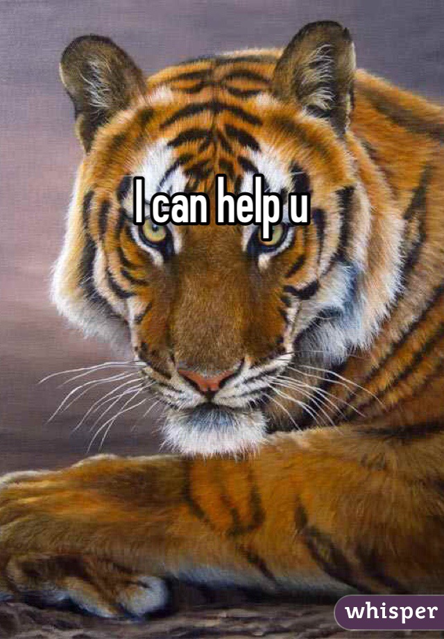 I can help u