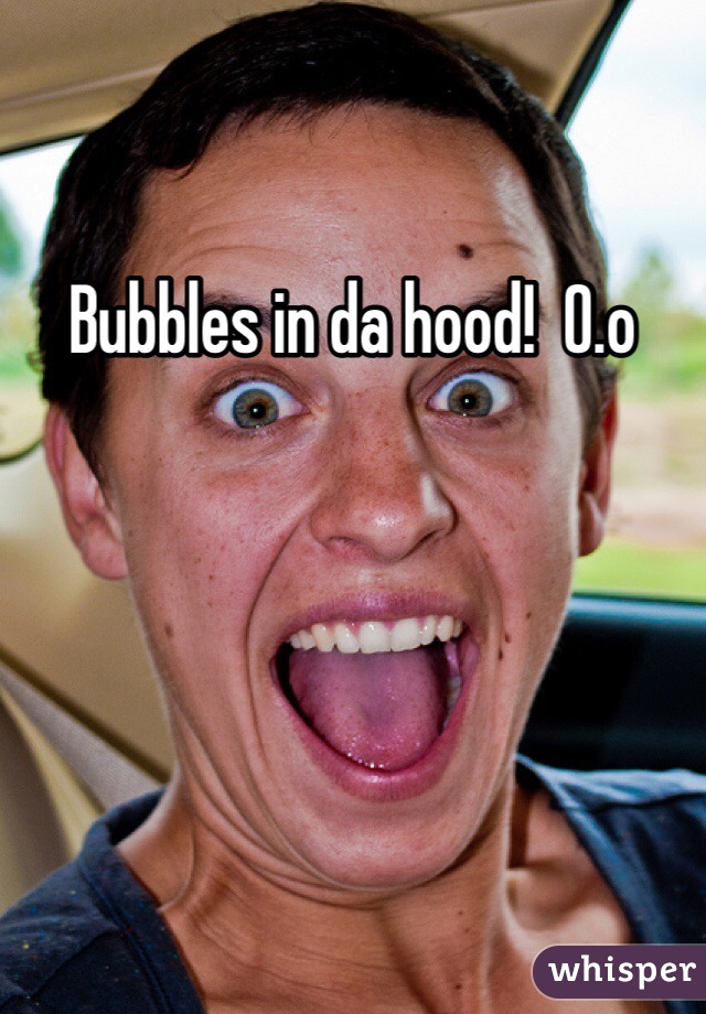 Bubbles in da hood!  O.o