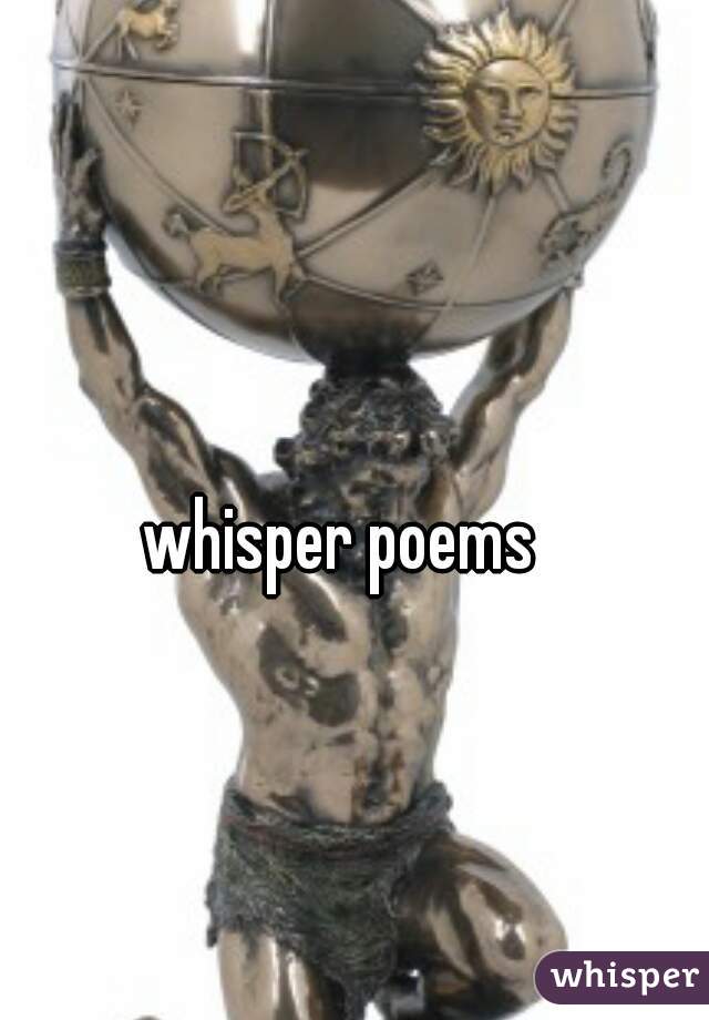 whisper poems