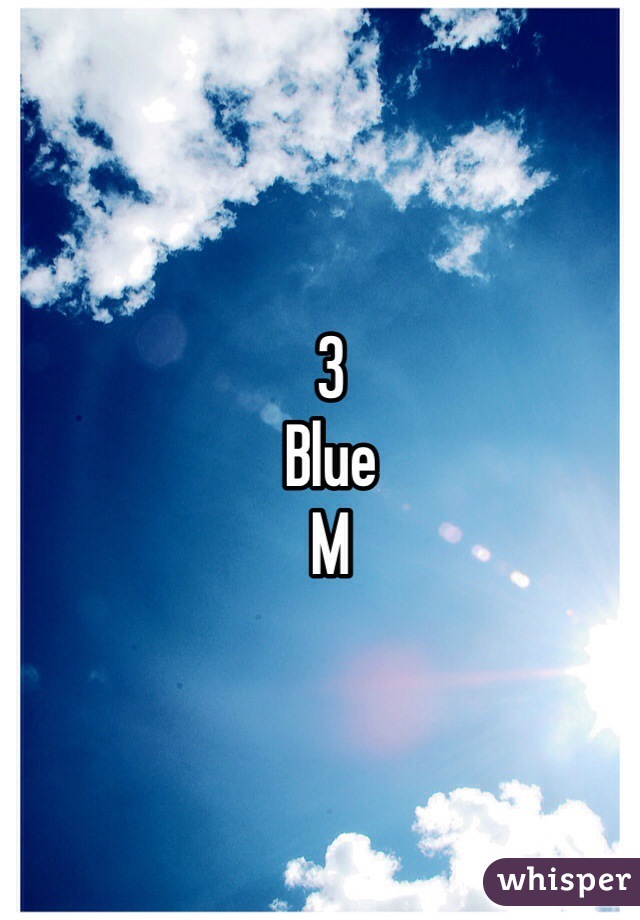 3
Blue
M