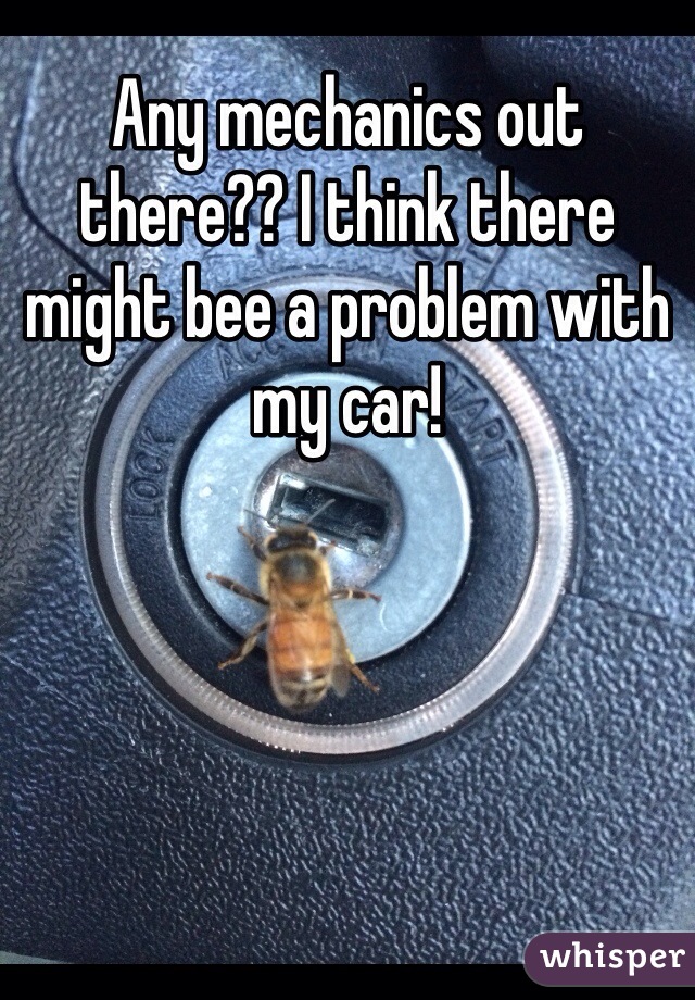Any mechanics out there?? I think there might bee a problem with my car!