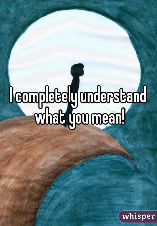 I completely understand what you mean!
