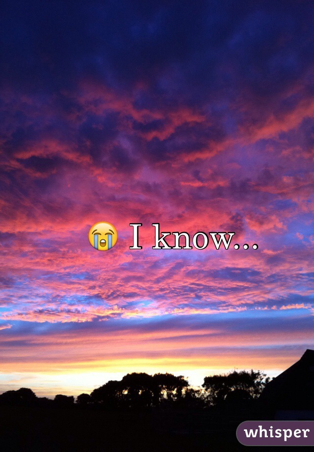 😭 I know...