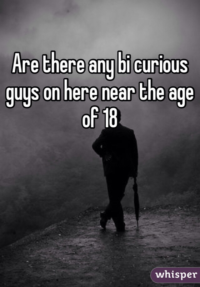 Are there any bi curious guys on here near the age of 18