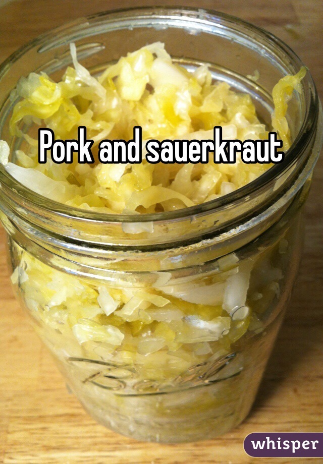 Pork and sauerkraut 