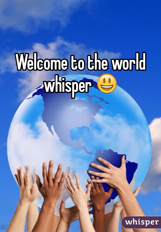 Welcome to the world whisper 😃 