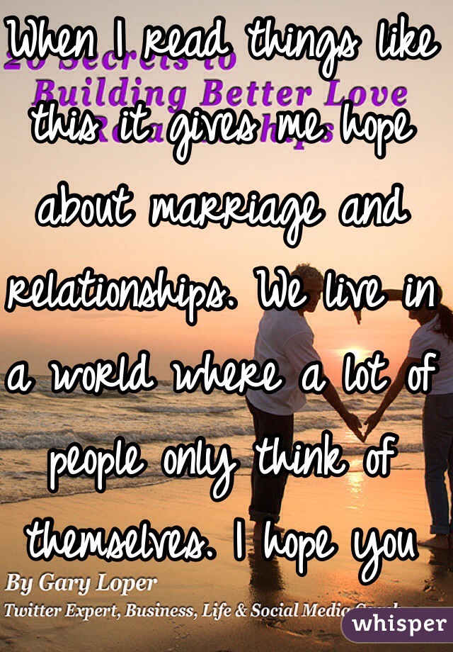 When I read things like this it gives me hope about marriage and relationships. We live in a world where a lot of people only think of themselves. I hope you get yours because I got mine. I think it's wonderful what you and your husband are doing. Keep it up and be blessed. I think u guys are awesome.👍👌