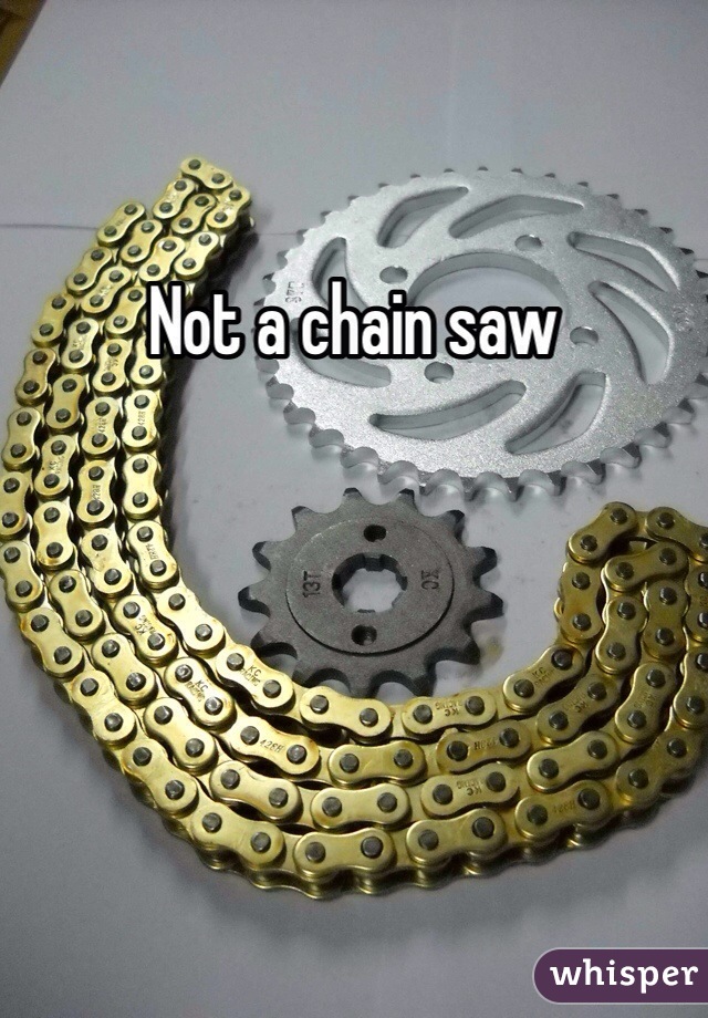 Not a chain saw