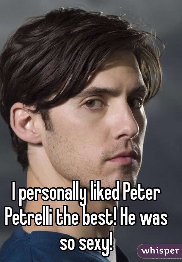 I personally liked Peter Petrelli the best! He was so sexy! 