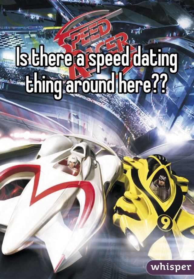 Is there a speed dating thing around here??