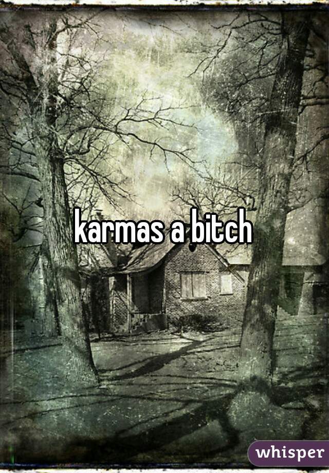 karmas a bitch